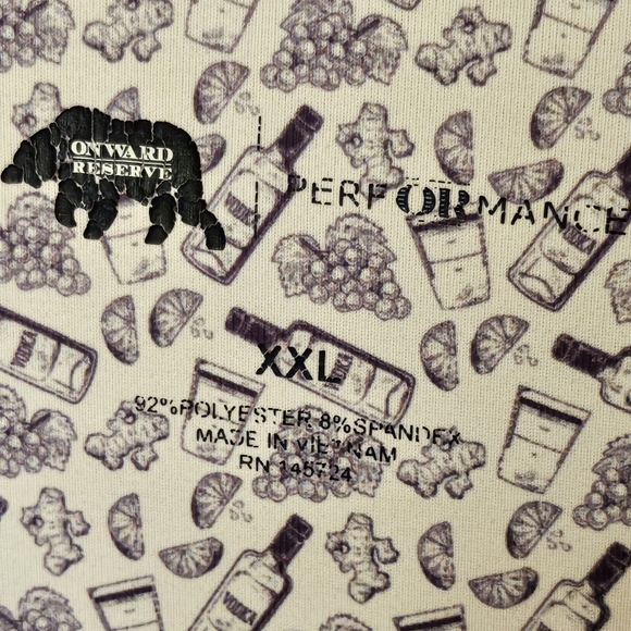 Onward Reserve Vodka Transfusion Polo Shirt - Performance Polo - Size XXL - Picture 4 of 8